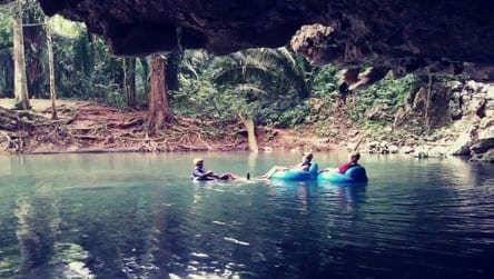 go cave tubing in belize